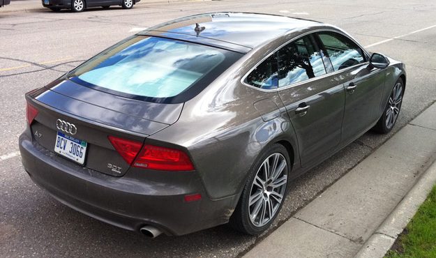 Audi 7 rear angle right