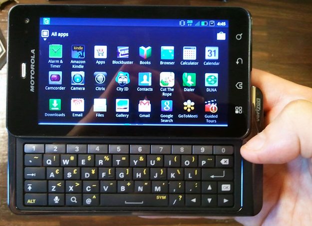 motorola-droid-3-front-screen-keyboard-open-hand-on