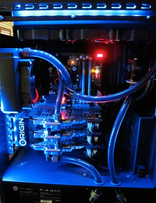 Origin Genesis inside cooling system