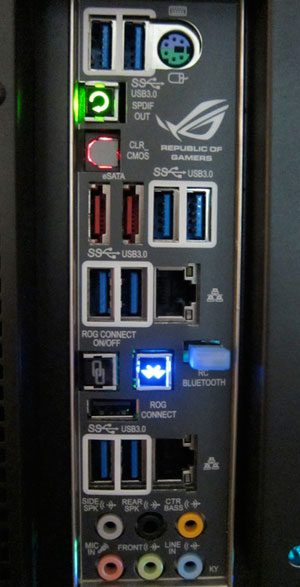 Origin Genesis rear ports