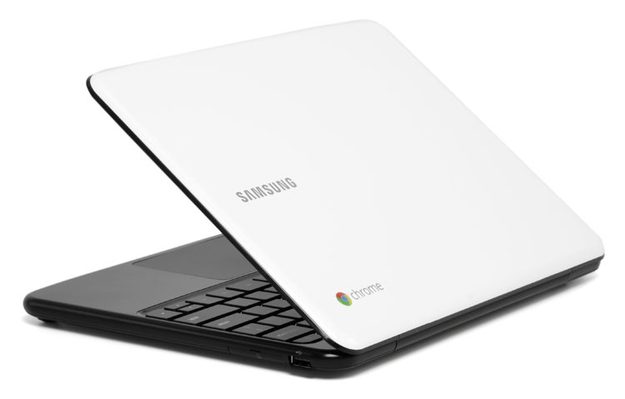Samsung Series 5 Chromebook rear left angle