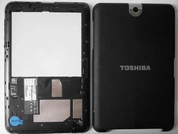 Toshiba Thrive battery camera