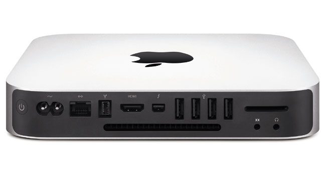 Apple Mac mini (July 2011) (rear)