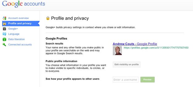 Google Plus + privacy
