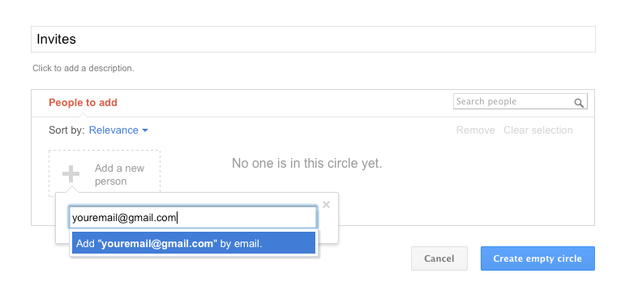 Google+circle-share