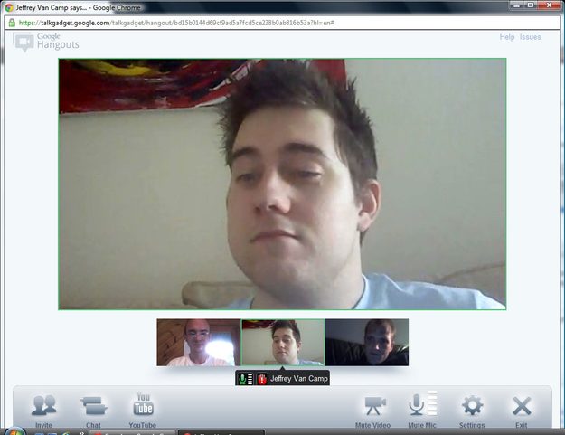 Google Plus Hangout video-chat