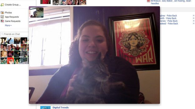 facebook video chat skype