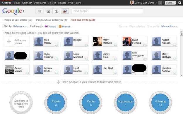 google-plus-Circles-page