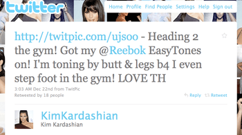 twitter celebrity ad