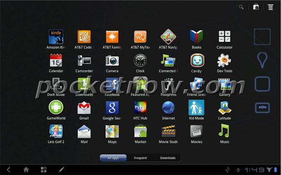 HTC Puccini App drawer AT&T Apps