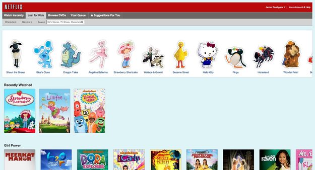 Netflix Kids UI Test