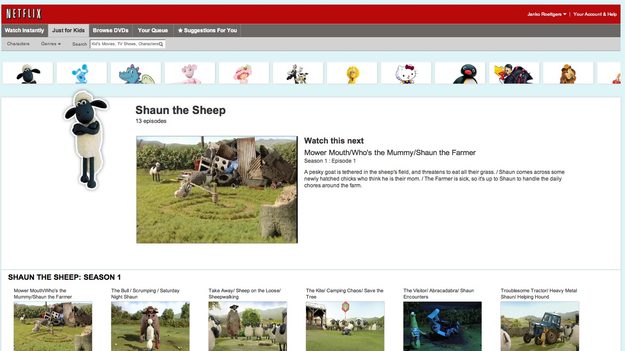 Netflix Kids UI Test