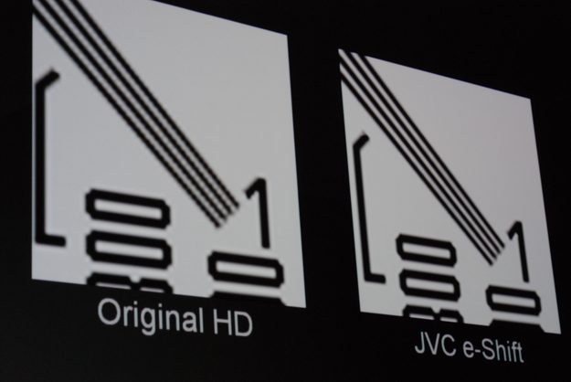 JVC 4k scaling demo