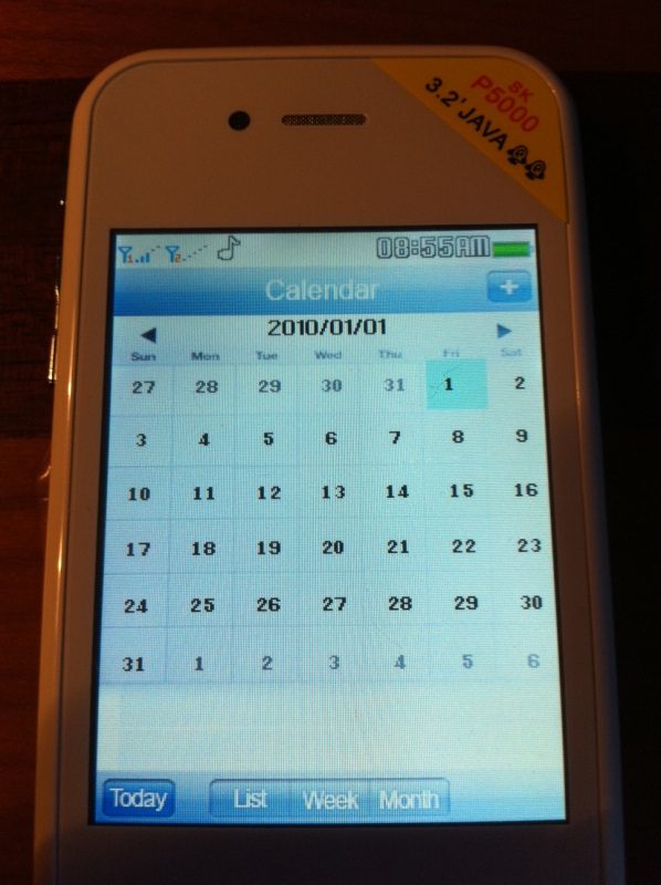 this is what passes for an iphone 5 in china fake