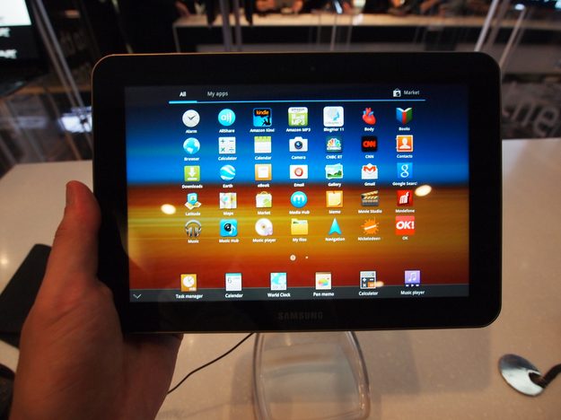 Samsung Galaxy Tab 8.9 front