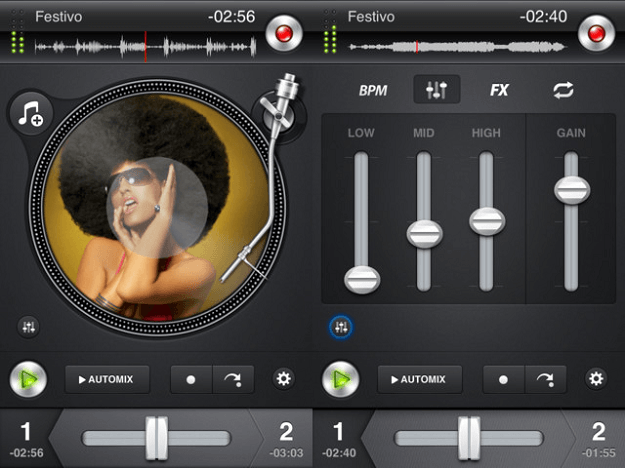 djay itouch app
