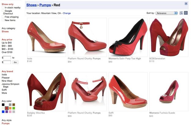 red pumps