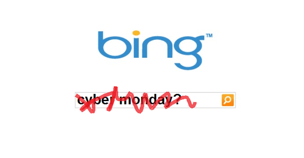 bing cyber monday