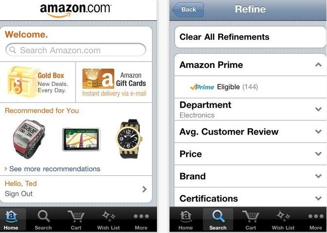 Amazon Mobile Shopping App