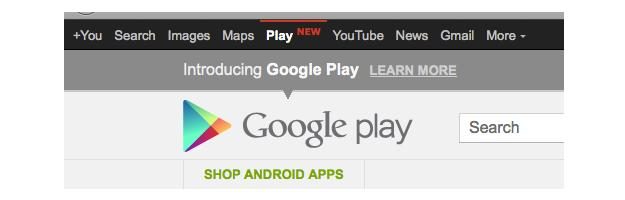 Google Play Black Bar