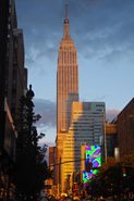 Pentax K 01 camera review sample outside empire state outdoors mirrorless camera
