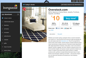 Overstock LivingSocial Meta