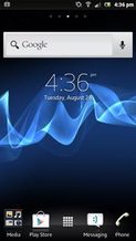 Sony Xperia P review screenshot android homescreen cropped android smartphones