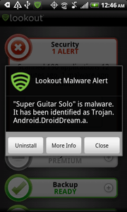 droiddream android malware