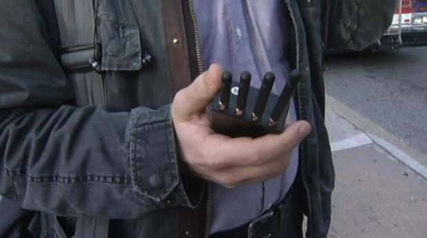 A jammer similar to one allegedly used by Nicholl.