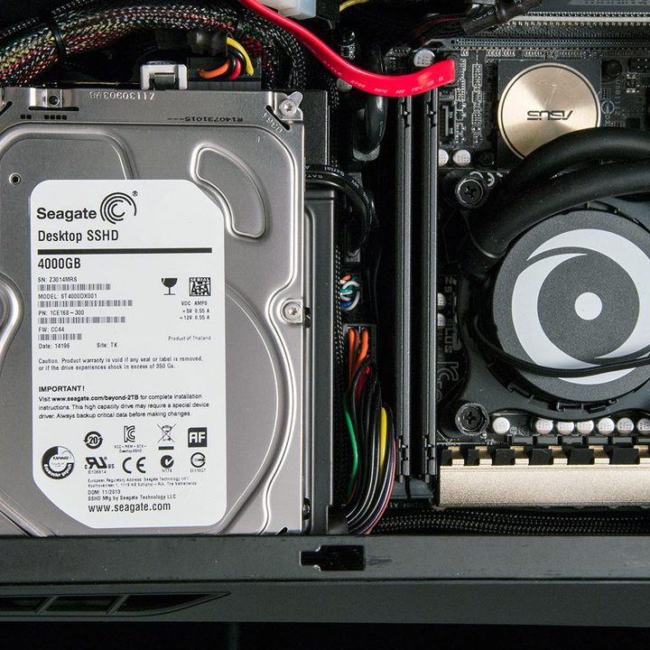 Origin Chronos 2014 review gaming case open hard drive