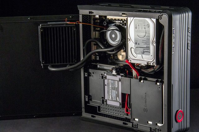 Origin Chronos 2014 review gaming case open