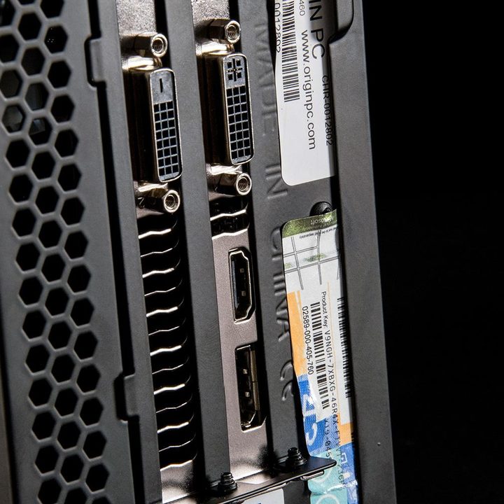 Origin Chronos 2014 review gaming desktop rear ports macro