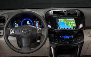 Toyota RAV4 EV dashboard