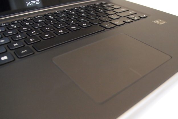 Dell XPS 15 review keyboard and trackpad