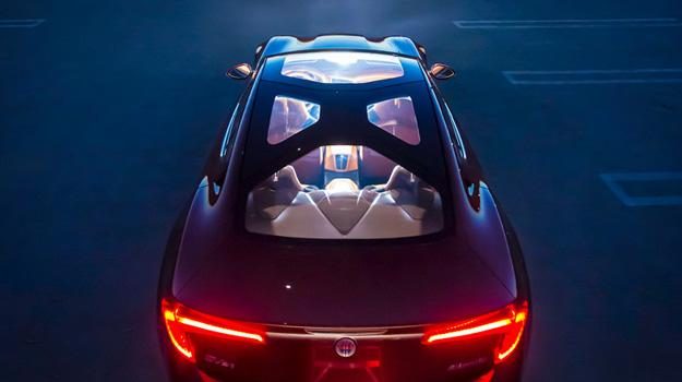 Fisker Atlantic Top Down View