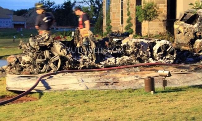 Fisker Karma Garage Fire