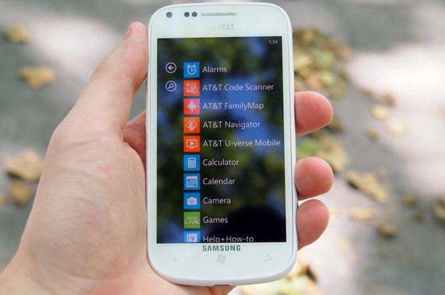 The Samsung Focus 2 comes with preinstalled apps, but doesn't have Nokia's great software.