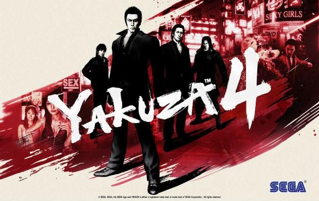 The cover of yakuza 4.