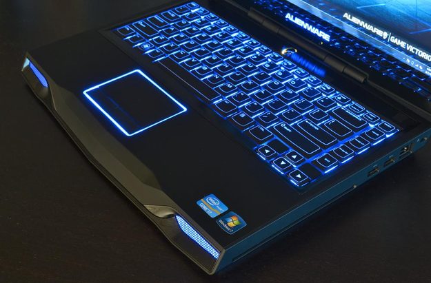 alienware m14x review laptop keyboard lighting gaming laptop