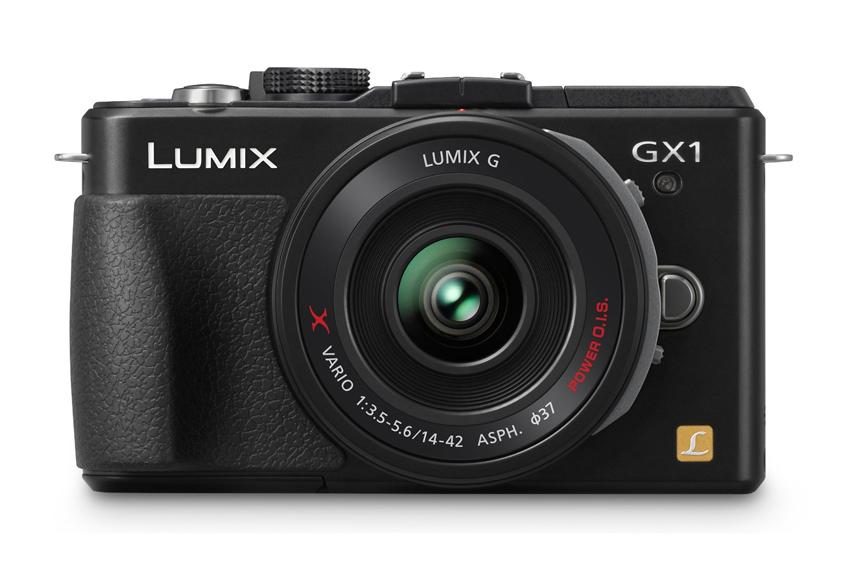 panasonic lumix dmc gx1 black front