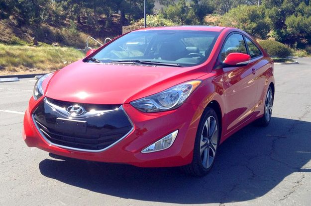 Elantra GT coupe front left hyundai