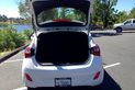 Elantra GT coupe trunk open white