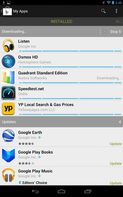 Google Nexus 7 Tablet review screenshot apps downloading android
