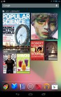 Google Nexus 7 Tablet review screenshot my library magazines android
