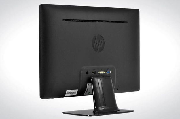 HP 2311gt 3D LED LCD monitor review rear ports connectors vga hdmi