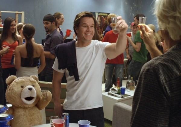 Ted with Mark Wahlberg