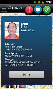 mobile sex offender app