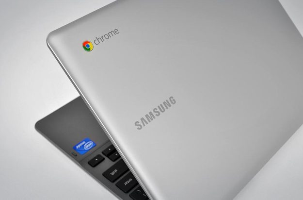 samsung series 5 550 chromebook google chrome os laptop lid back logo