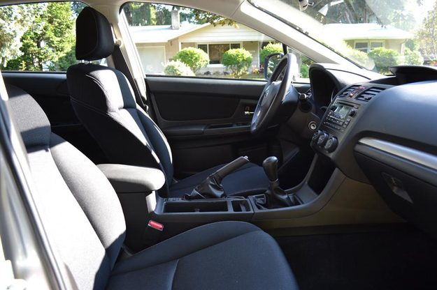 2012 subaru impreza interior 4 door car review