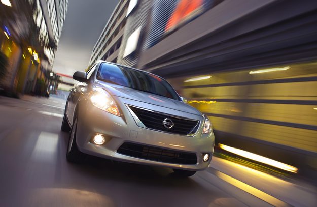 2012 nissan versa review subcompact car promo